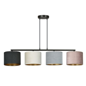Lustra HILDE 4 Negru MIX