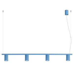 Lustră KARBON 4 bleu