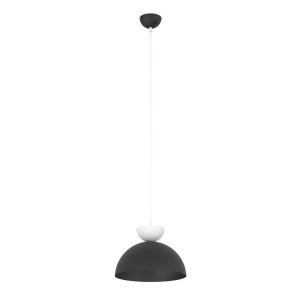 Lustra LUNARO 1S Negru Negru/Alb