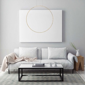 Lustra Mirror Auriu LED CCT - Img 3