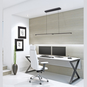 Lustra neagra, Lustra moderna neagra, Lustra alba din metal, Lustra moderna neagra, Lustra living, Lustra living neagra, Lustra moderna, Lustra dormitor, Lustra dormitor neagra, Lustra metal, Lustra cu led, Lustra forma liniara, Lustra minimalista