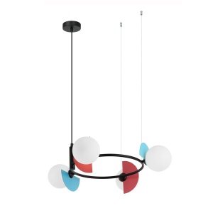 Lustra Nauti Multicolor 4xG9 cerc - Img 1