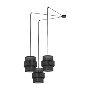 Lustra Negru 3xE27 CALISTO 5976TK - Img 1