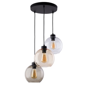 Lustra Negru 3xE27 CUBUS 2831TK - Img 1