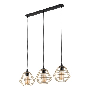 Lustra Negru 3xE27 DIAMOND 4642TK - Img 2
