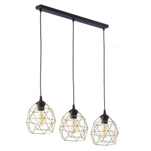 Lustra Negru 3xE27 GALAXY 3459TK