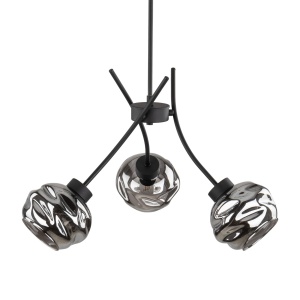 Lustra Negru 3xE27 ZULIA 5748TK - Img 3