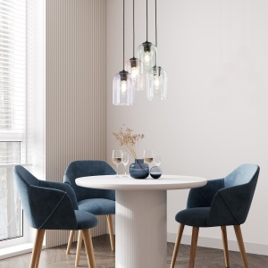 Lustra Negru 4xE27 MOLLY 10301TK - Img 2