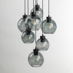 Lustra Negru 7xE27 CUBUS 10207TK - Img 3