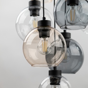 Lustra Negru 9xE27 CUBUS 10247TK - Img 4
