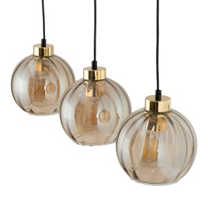 Lustra Negru Auriu 3xE27 DEVI 4638TK - Img 4