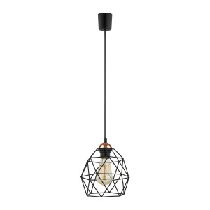 Lustra Negru Cupru 1xE27 GALAXY 1638TK - Img 1