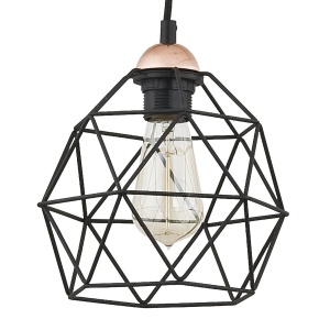Lustra Negru Cupru 4xE27 GALAXY 1646TK - Img 2