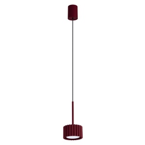 Lustră suspendată AURA 1 burgundy Gx53