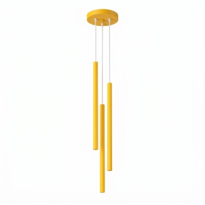 Lustră suspendată PASTELO 3P galben