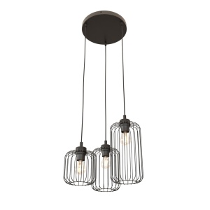 Lustra VANDER 3PREM Negru - Img 1