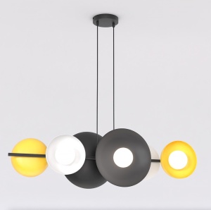 Lustra VOLUM 6 Negru MIX