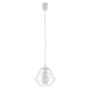 Pendul Alb 1xE27 DIAMOND 6211TK