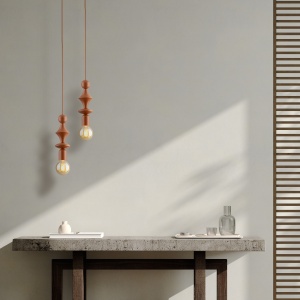 Pendul Caramiziu 1xE27 TOWER 10869TK - Img 3
