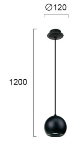 Pendul GU10 Ball 4141400 - Img 3
