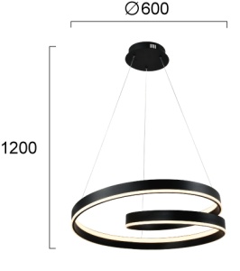 Pendul LED 3000K Capri 4291300 - Img 2