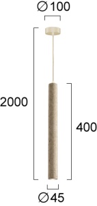 Pendul LED 3000K Leonard 4301000 - Img 4
