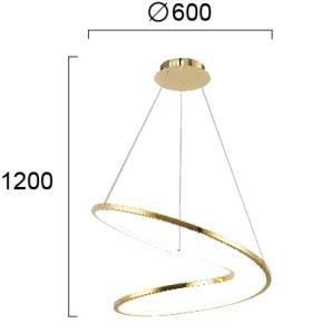 Pendul LED 3000K Satellite 4281300 - Img 3