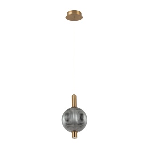 Pendul Lenti Negru Auriu x LED - Img 1