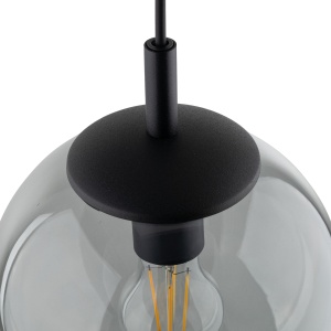 Pendul Negru 1xE27 ESME 5379TK - Img 2