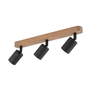 Plafoniera/ Aplica perete Bej Negru 3xGU10 TOP 3292TK - Img 3