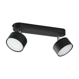 Plafoniera/ Aplica perete Negru Chrome 2xGX 53 CLARK 3403TK - Img 1