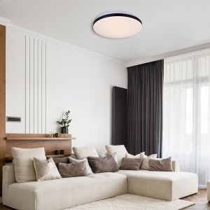 Plafoniera Babilon 33 cm Negru LED 4000K - Img 3