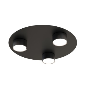 Plafoniera BOLX 3 Negru