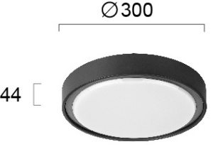 Plafoniera exterior LED 3000K Anabella 4257301 - Img 2