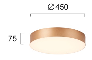 Plafoniera LED 3000K Bruce 4235300 - Img 3