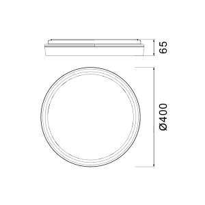Plafoniera LED 40W Auriu VERONA 9028 - Img 2