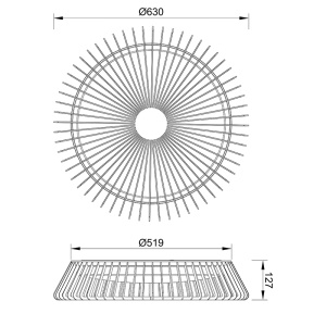 Plafoniera LED 80W 3000K HIMALAYA CEILING 7963 - Img 2