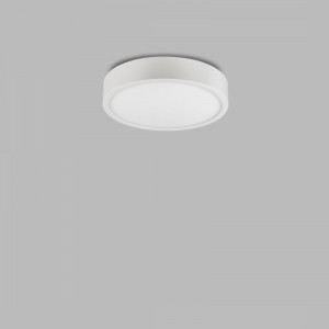 Plafoniera moderna alba rotunda cu led 3000k Saona Superficie S