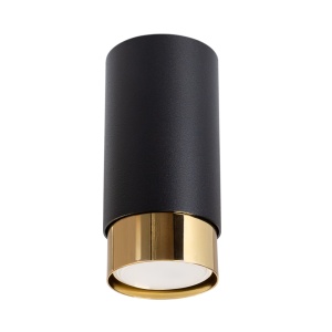 Plafonieră NERO 12,5 Negru Auriu