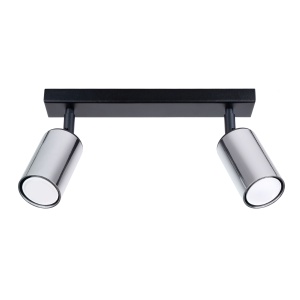 Plafonieră WINX 2 Negru Chrome - Img 1