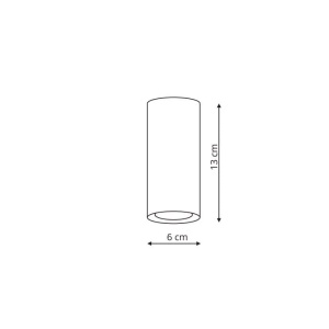 Spot aplicat Manacor 13 cm Alb - Auriu 1xGU10 - Img 3