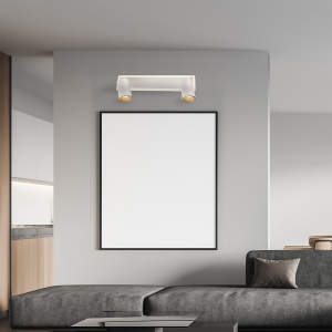 Spot aplicat Parma 2 Alb 2xGU10 LED CCT - Img 3