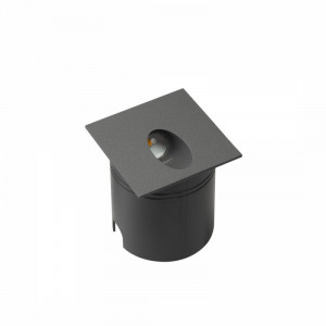 Spot incastrat modern pentru scara grafit patrat Aspen