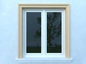 Ancadrament fereastra exterior FP105 dimensiuni 130x55x2000mm - Img 2