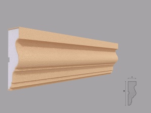 Ancadrament fereastra exterior FP116 dimensiuni 120x40x2000mm - Img 1