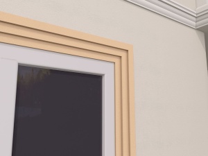 Ancadrament fereastra exterior FP136 dimensiuni 125x40x2000mm - Img 2