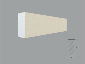 Ancadrament fereastra exterior FP146 dimensiuni 70x30x2000mm - Img 1