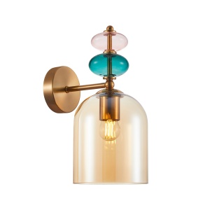 Aplica perete Busco Multicolor 1xE27 - Img 1