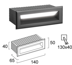 Aplica perete exterior LED 3000K Flik 4308701 - Img 3