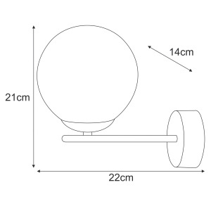 Aplica perete K-5307 - GAMMA - Img 3